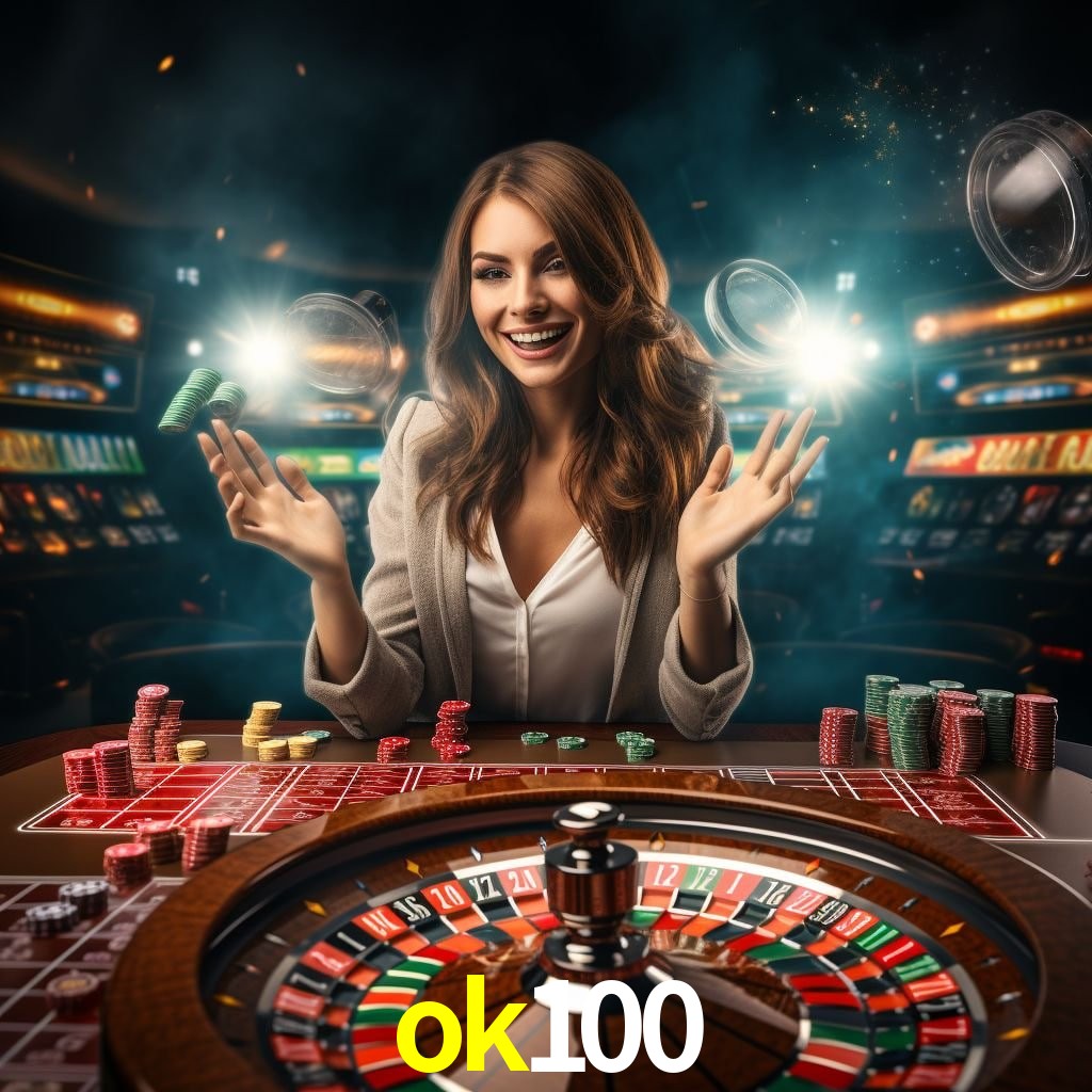 ok100: Jogos de Caça-Níqueis-Altas Recompensas, Roleta-Velocidade, Blackjack-Desafios Máximos